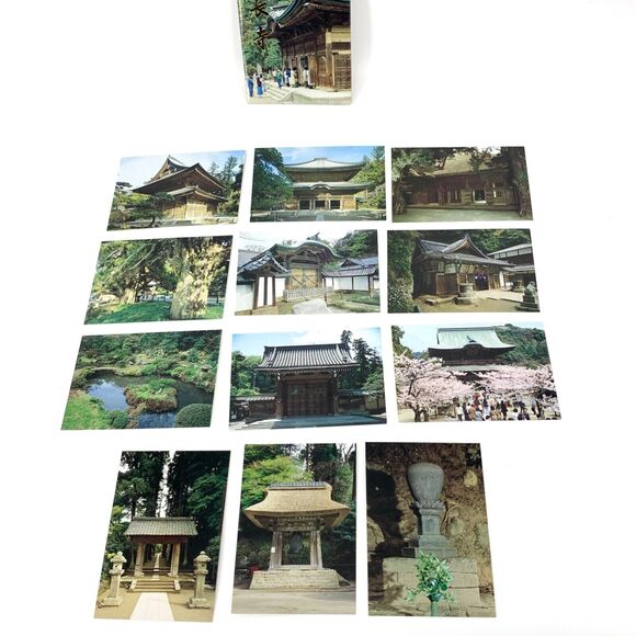 Vintage Postcards of Japan Landmarks Travel Packet of 12 unposted - Picture 1 of 5